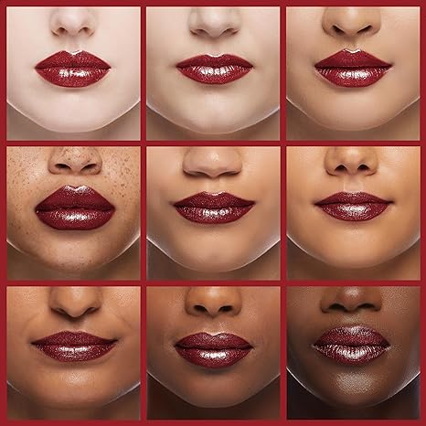 Revlon x WW84 Wonder Woman Warrior Glitter Lipcolor, Transforming Matte to Shimmer Full Coverage Liquid Lipstick in Red, 001 Fight For It, 0.12 fl oz